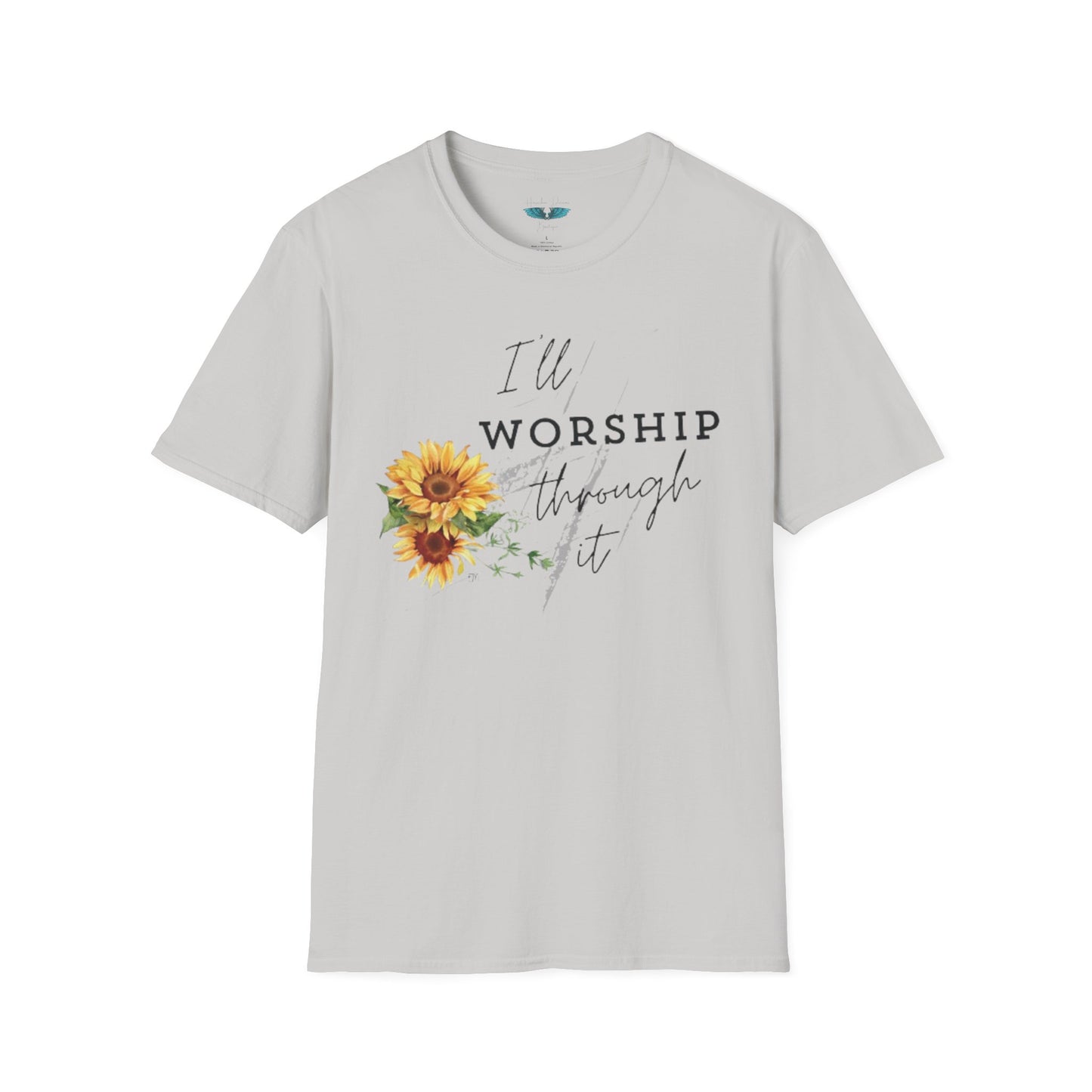 Worship Through It - soft style, unisex fit Women's Faith based graphic tee