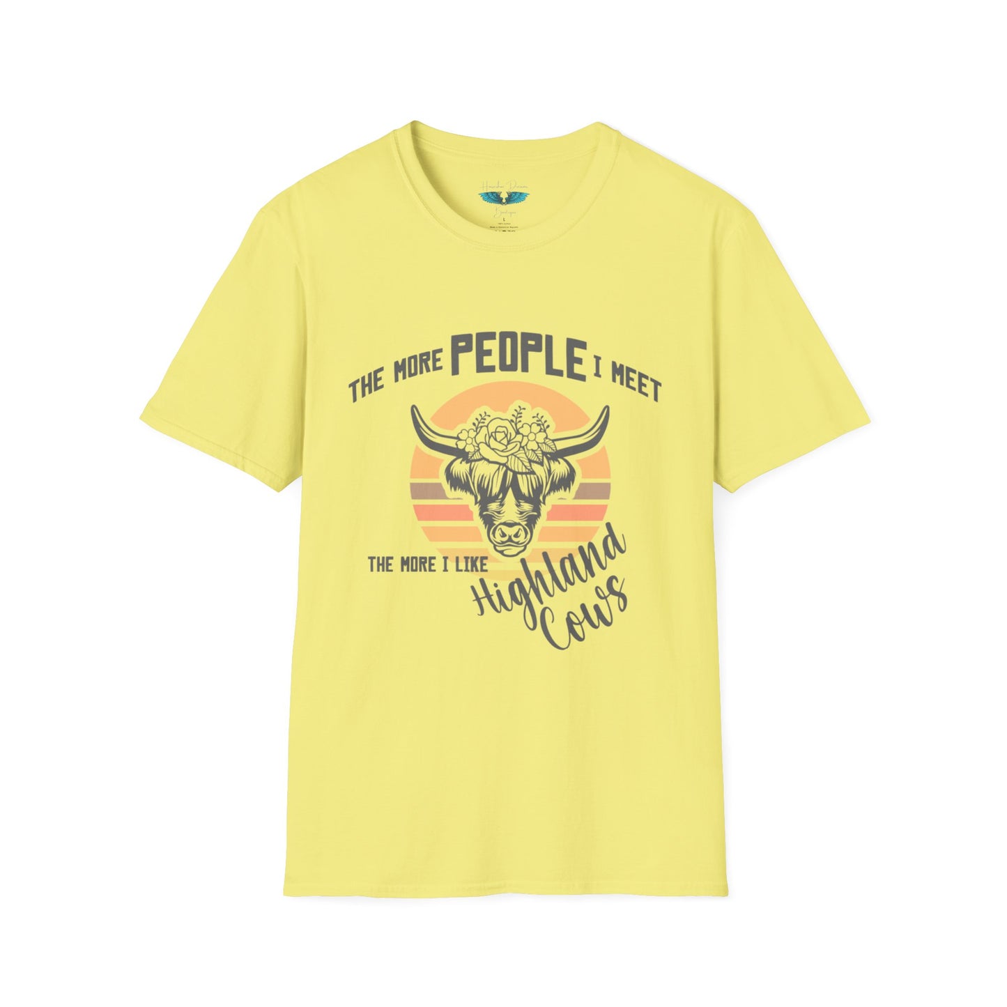 I Like Highland Cows Unisex Softstyle Graphic Tee