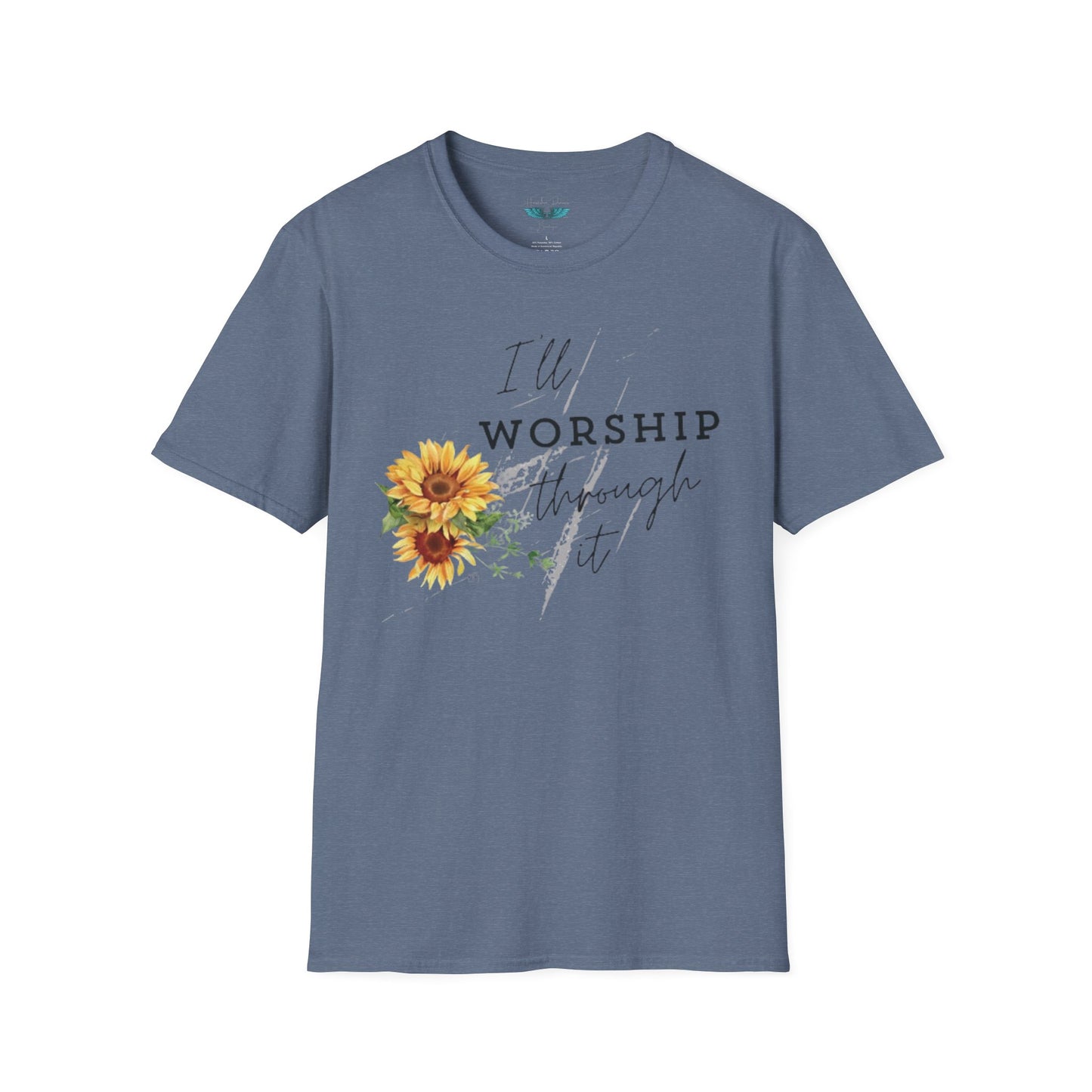 Worship Through It - soft style, unisex fit Women's Faith based graphic tee