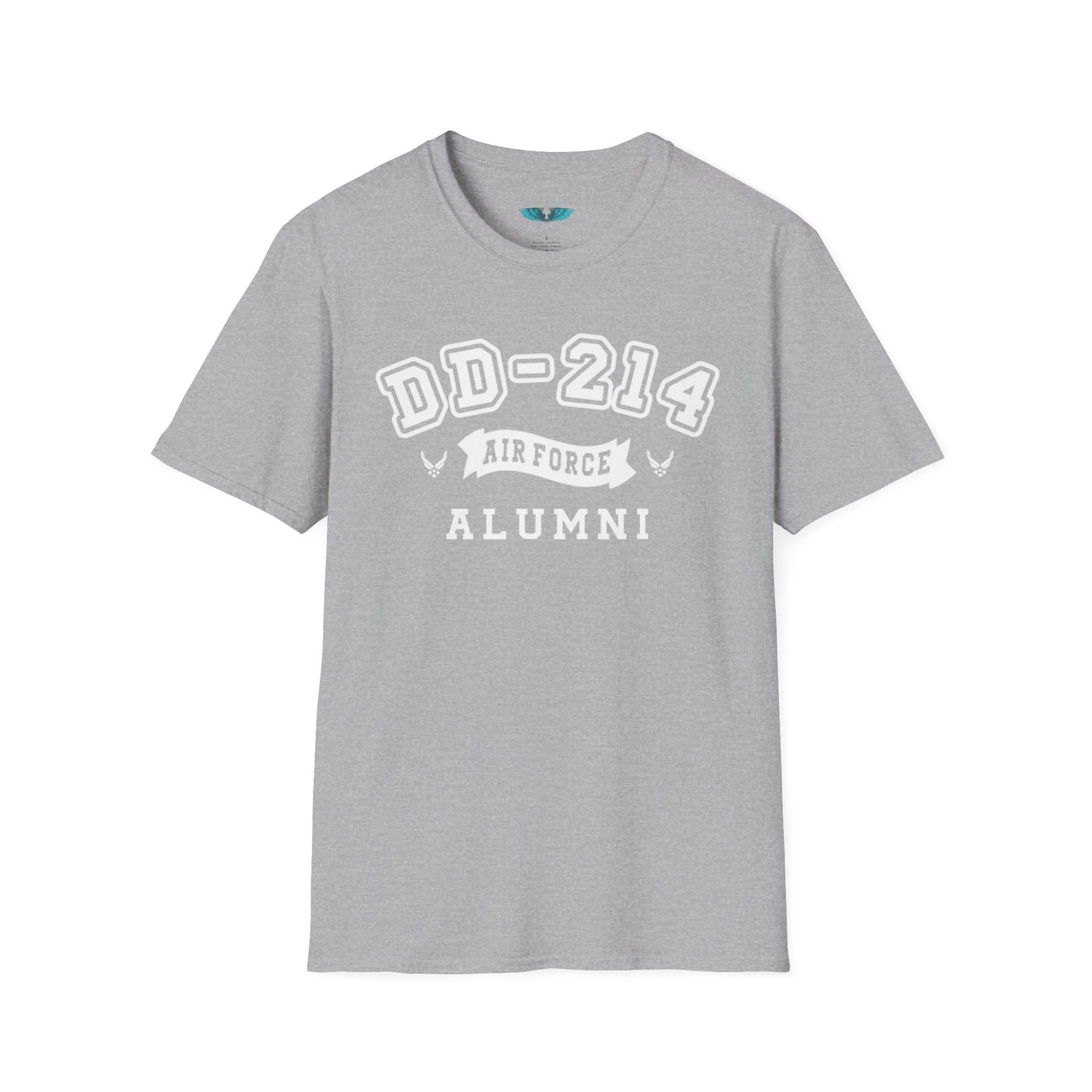 Airforce Alumni Women's Softstyle T-Shirt - Retired Graphic Tee White Text