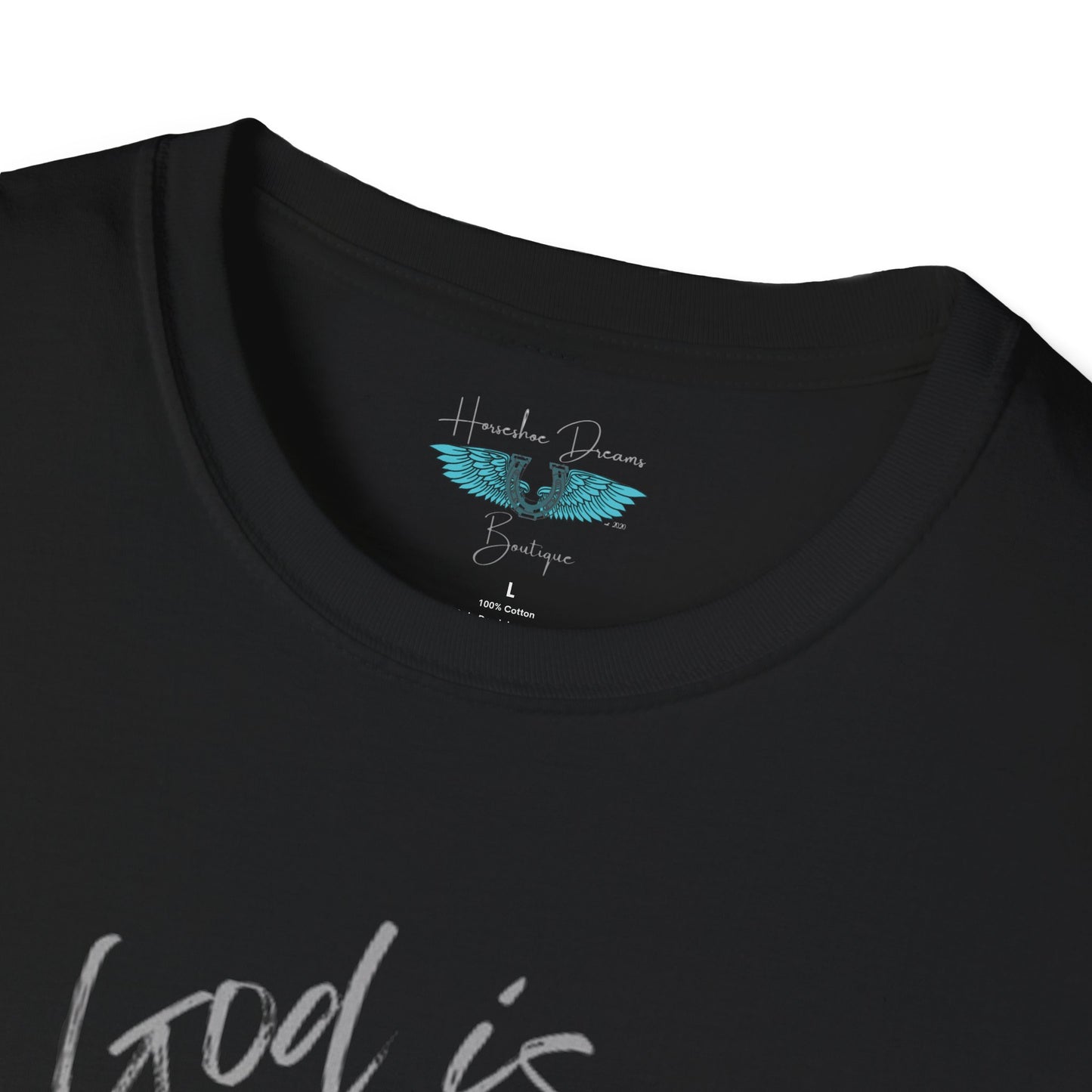 God Is In My Story Women's Unisex Softstyle Faith based Graphic T-Shirt