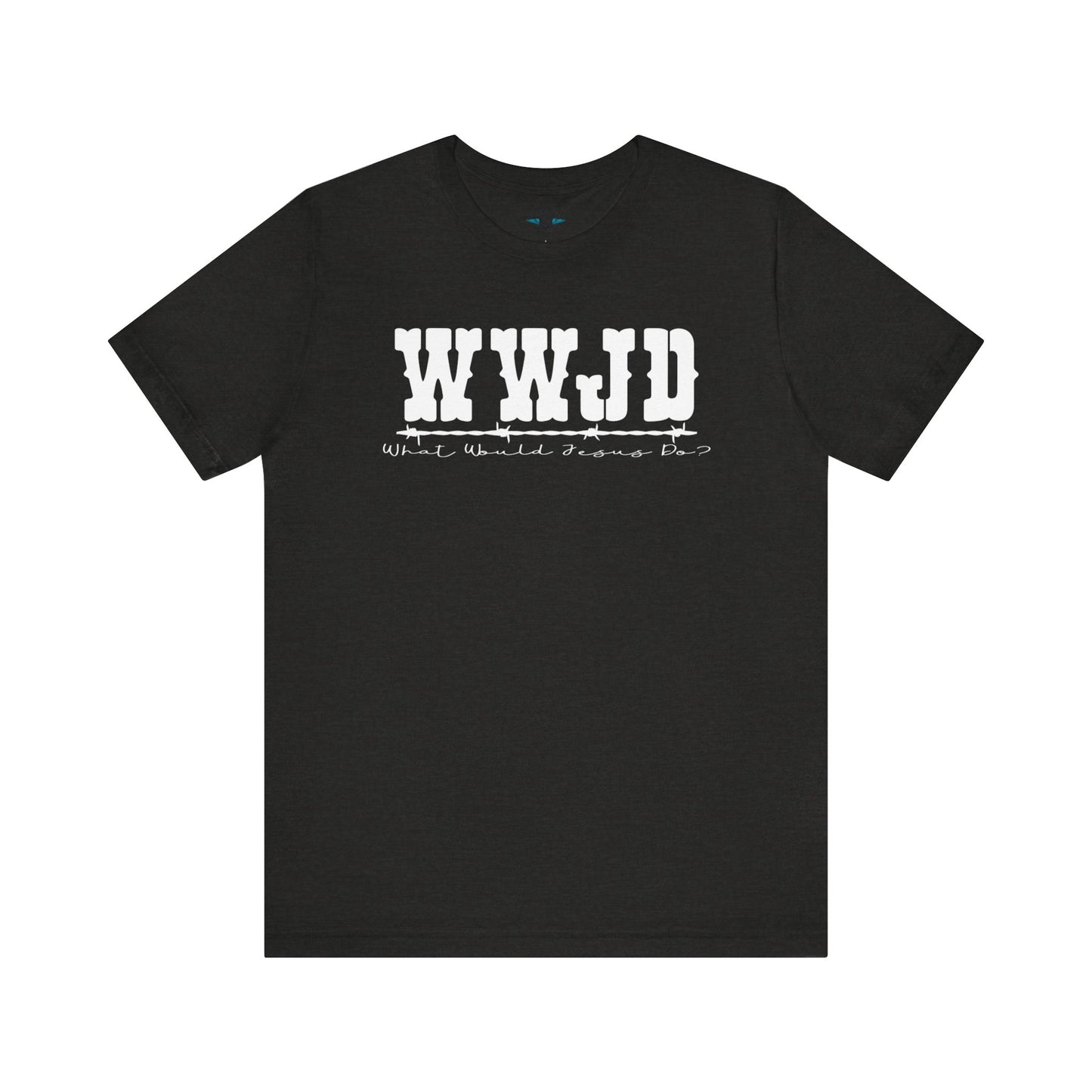 WWJD Inspirational Unisex Tee, Christian T-Shirt, Motivational Gift, Casual Wear, Faith-Based Apparel