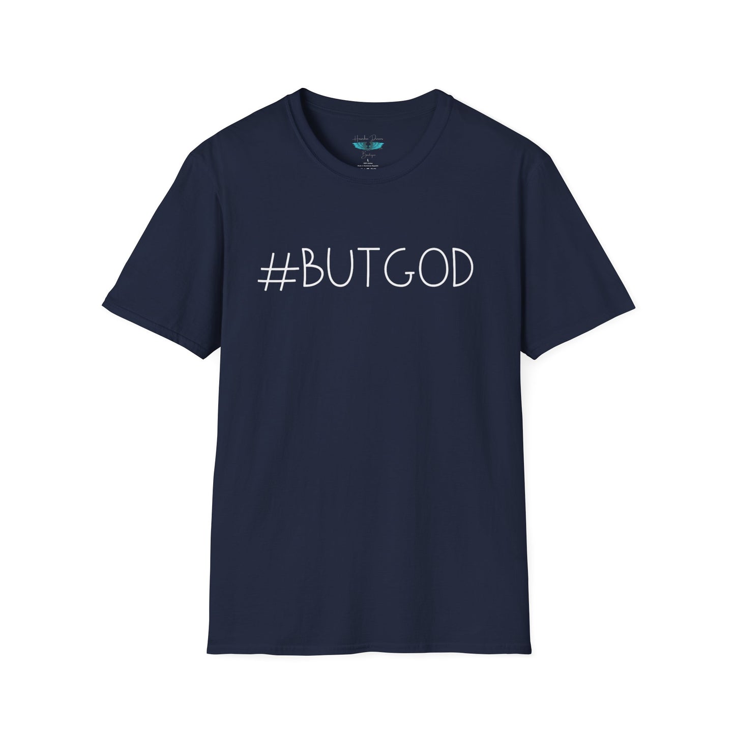 A #ButGod Womens and Mens Faith Based Graphic Tee