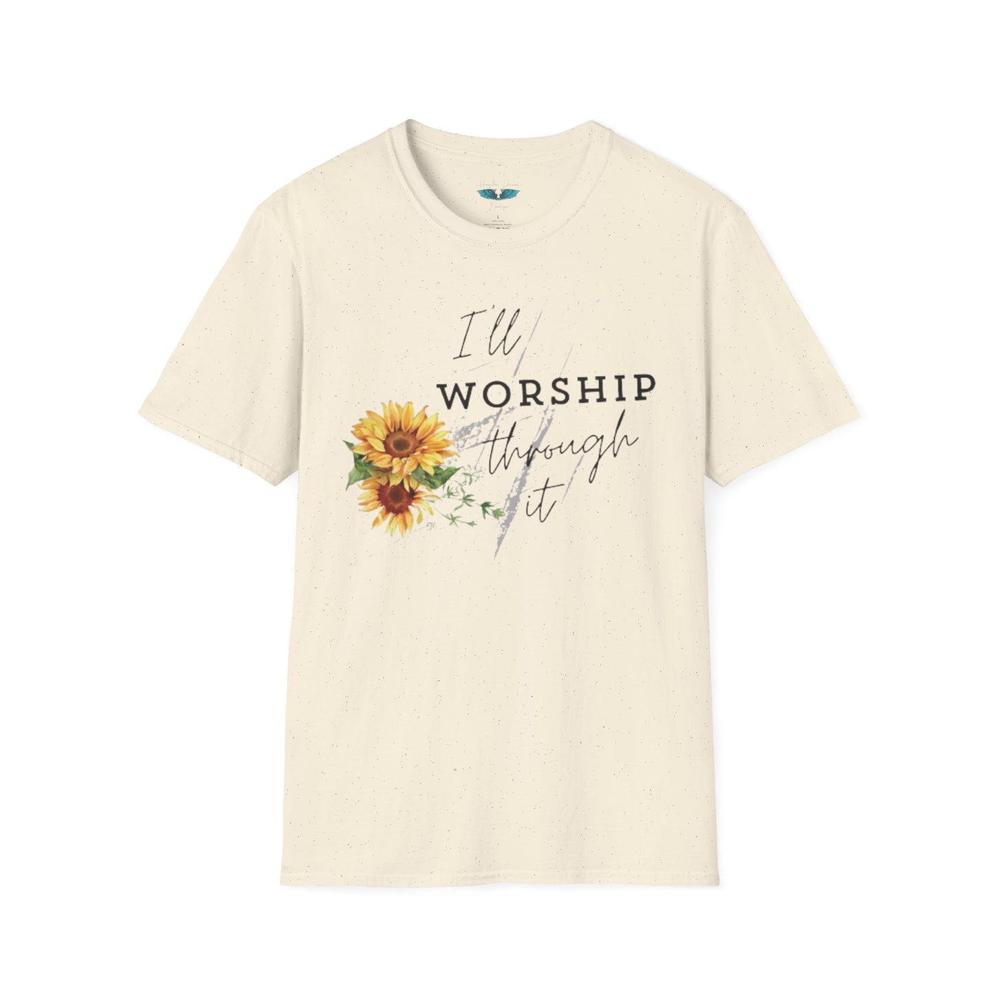 Worship Through It - soft style, unisex fit Women's Faith based graphic tee
