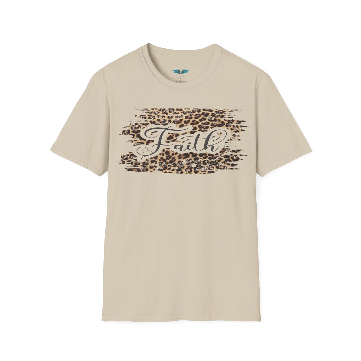 Faith Leopard Print Women's Faith Based Graphic Tees