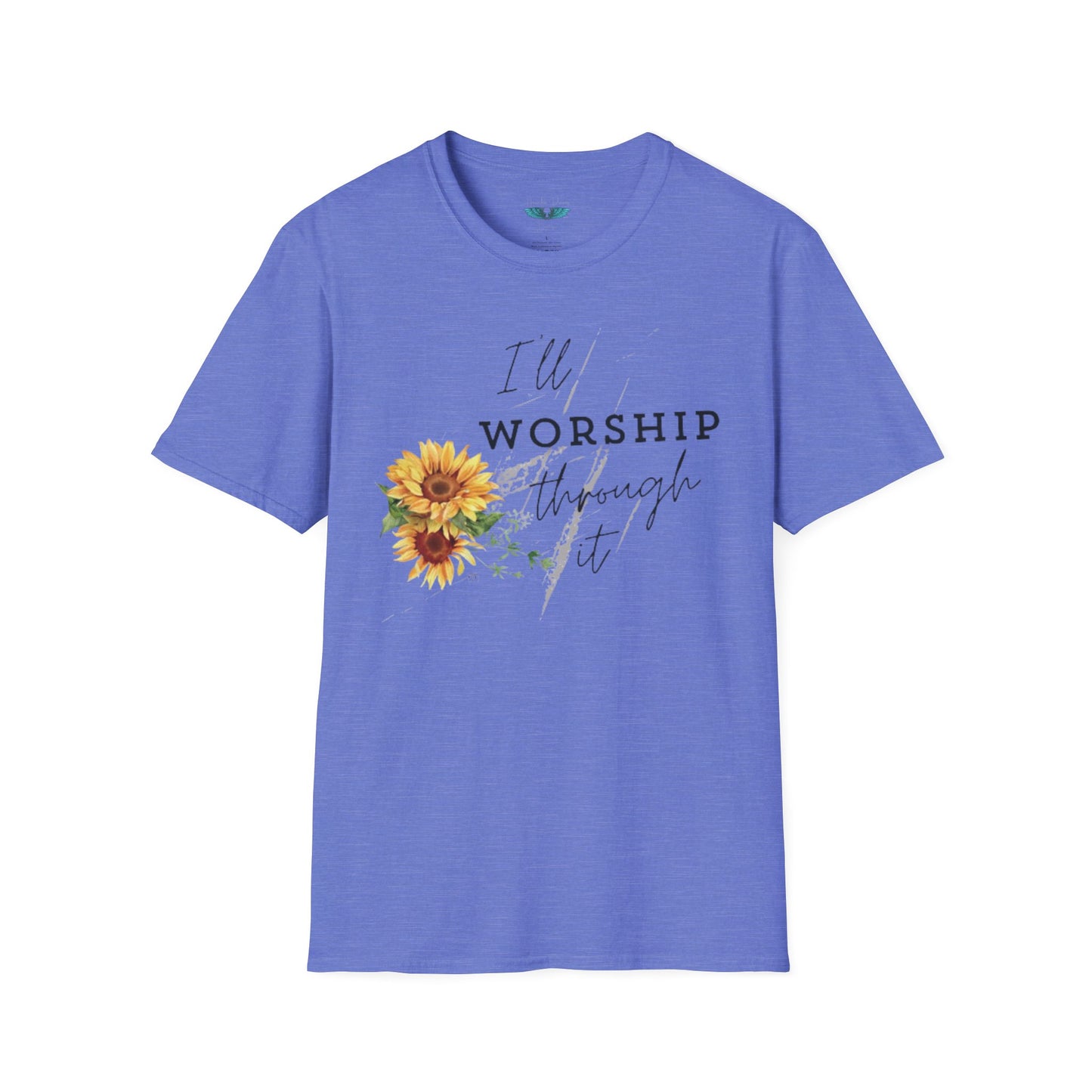 Worship Through It - soft style, unisex fit Women's Faith based graphic tee