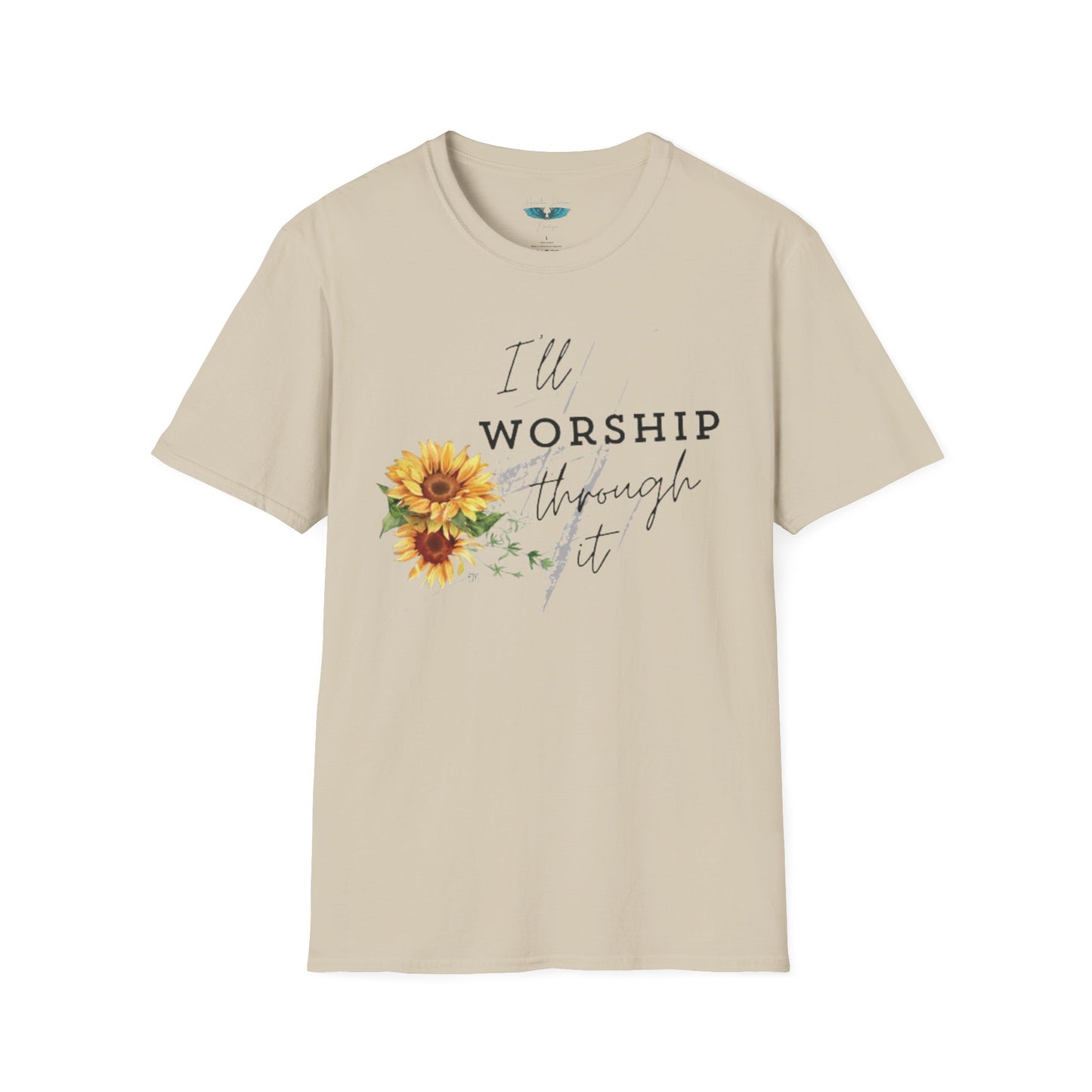 Worship Through It - soft style, unisex fit Women's Faith based graphic tee