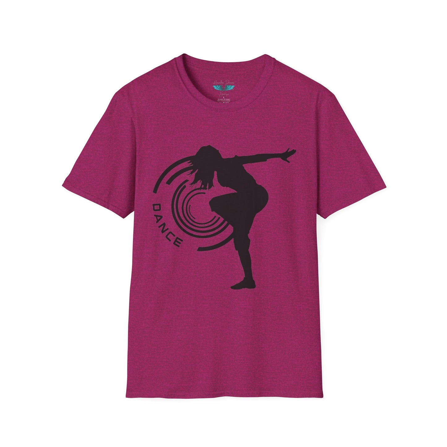 Dance Silhouette Graphic Tee Unisex Softstyle T-Shirt