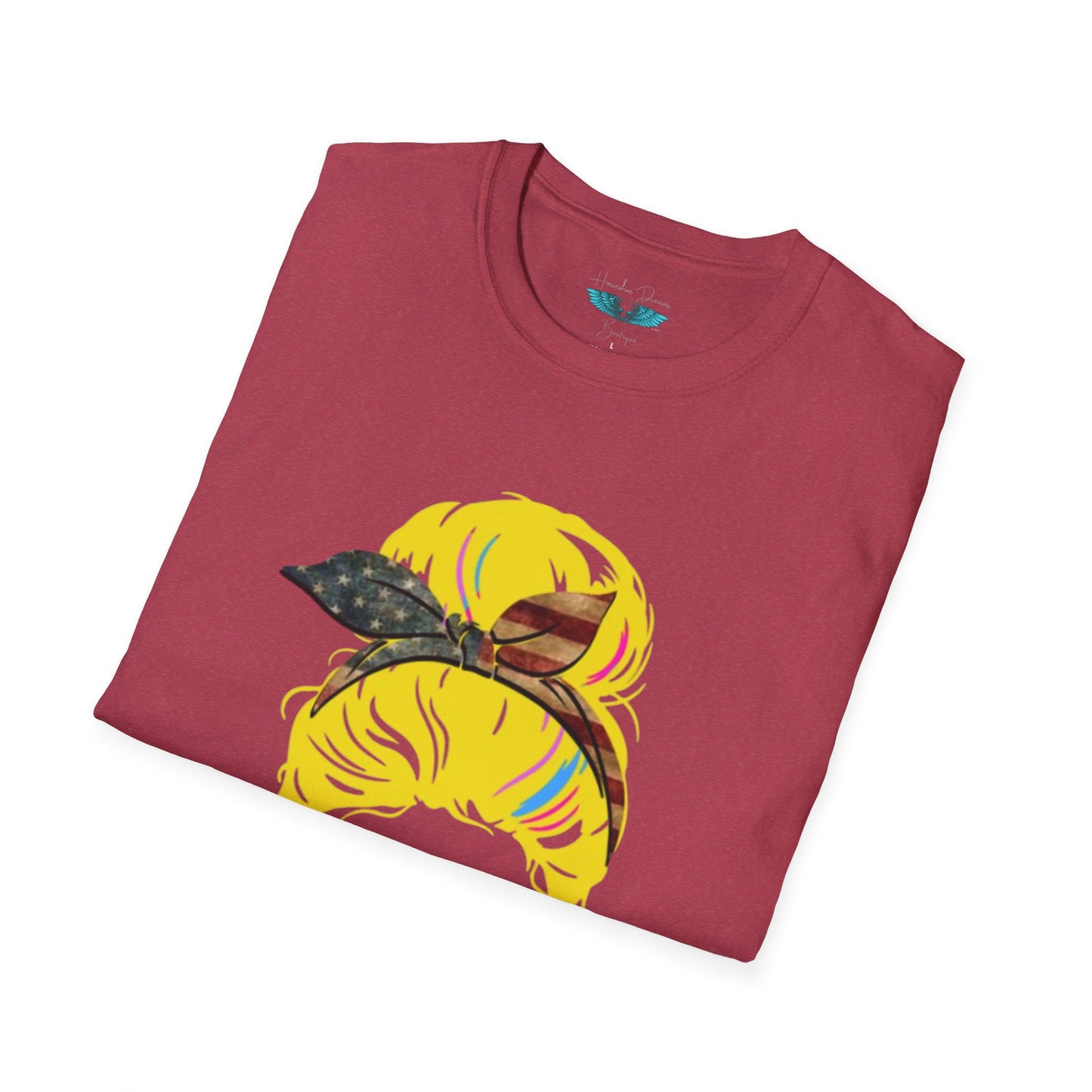 Retiree Hair Don't Care - Military Airforce - Soft Style Women's Graphic Tee