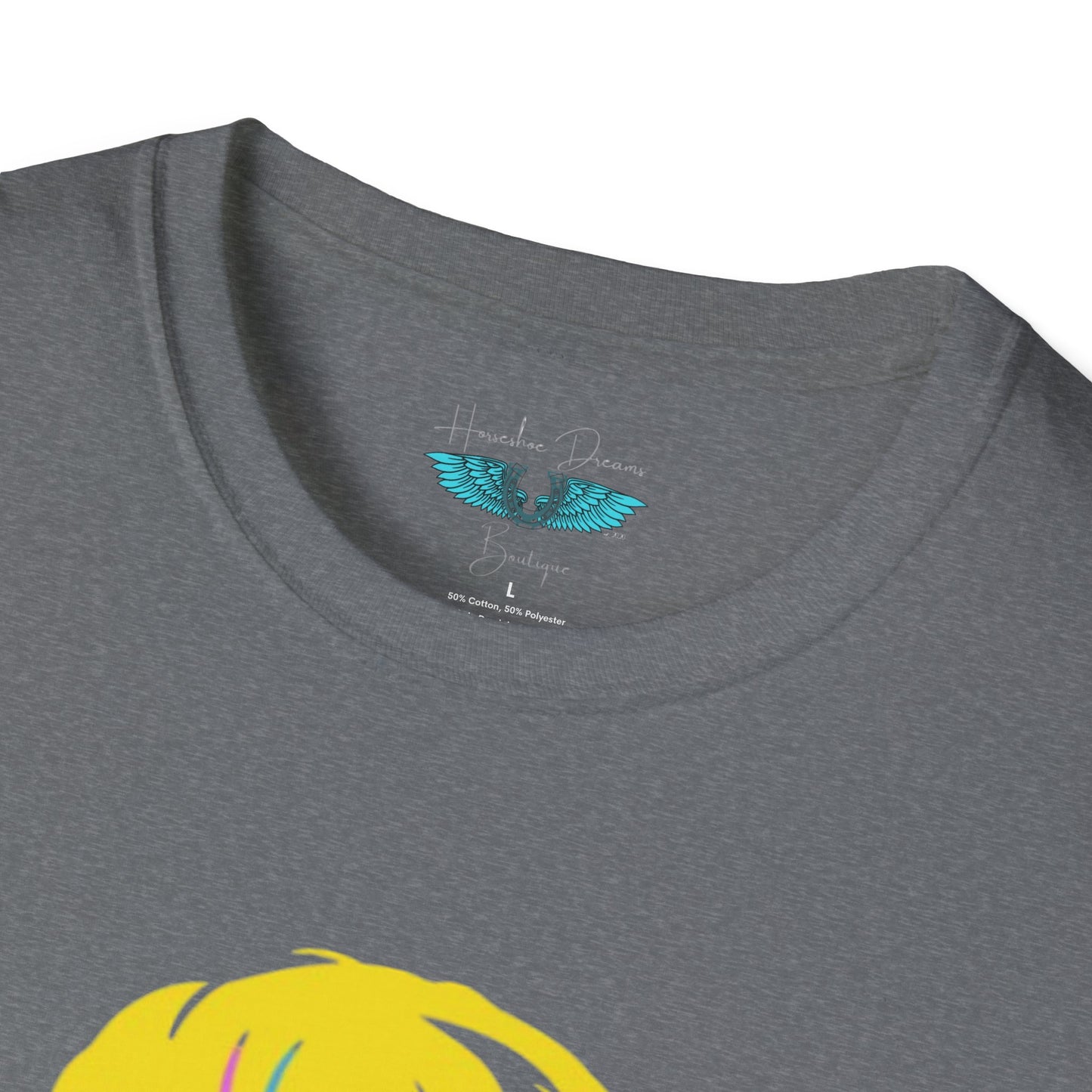 Retiree Hair Don't Care - Military Airforce - Soft Style Women's Graphic Tee