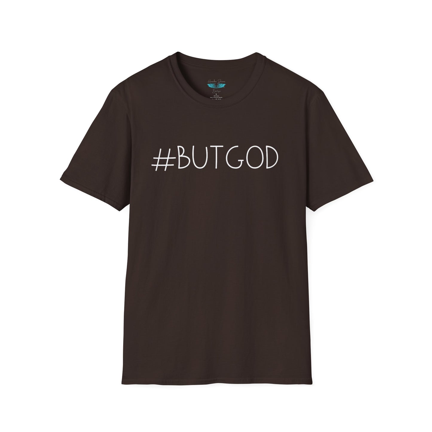 A #ButGod Womens and Mens Faith Based Graphic Tee