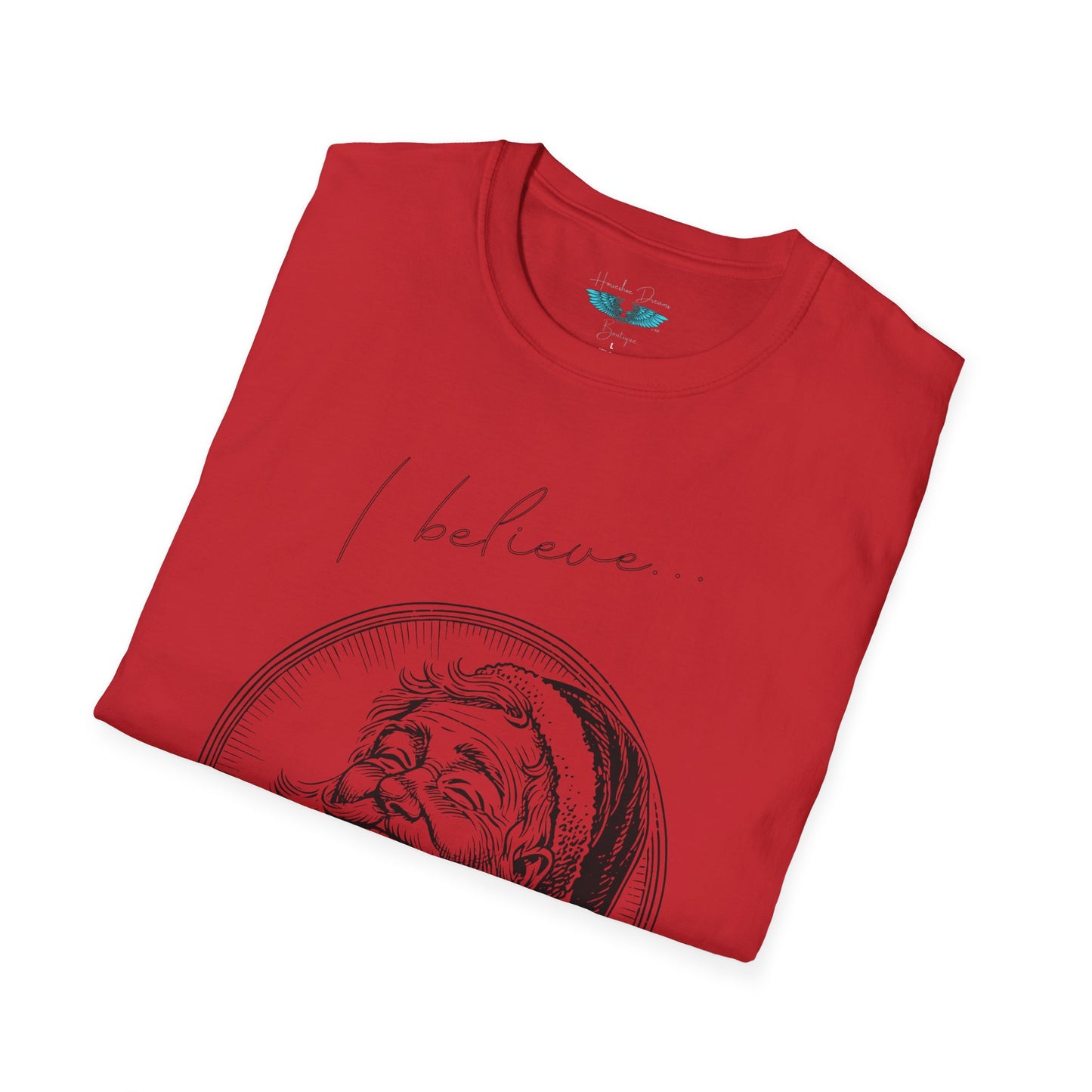 I Believe In Santa Unisex Softstyle Graphic Tee