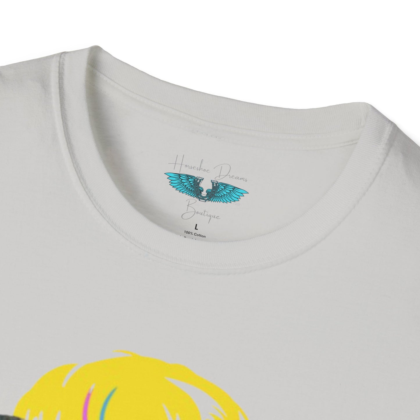 Retiree Hair Don't Care -  Military Airforce - Women Soft Style Graphic Tee
