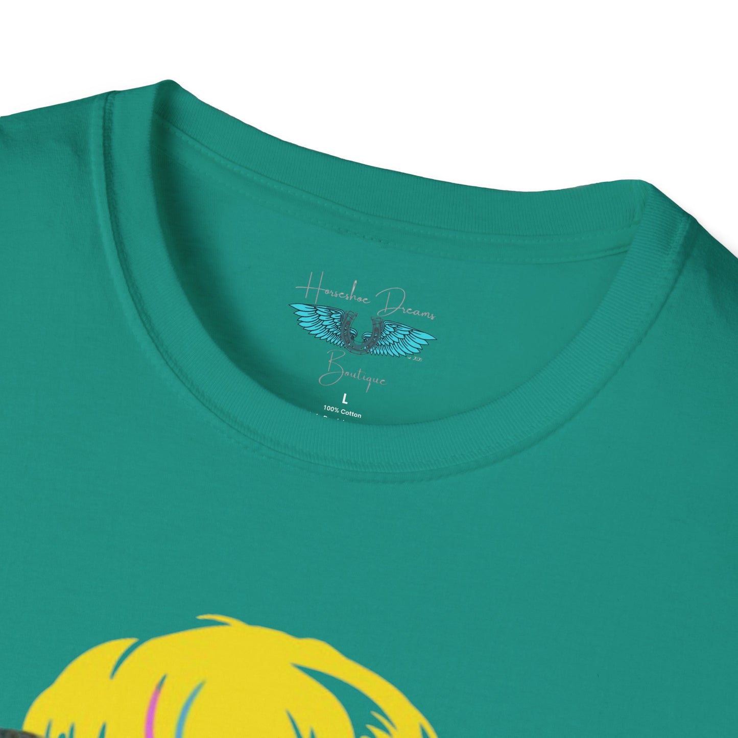 Retiree Hair Don't Care -  Military Airforce - Women Soft Style Graphic Tee