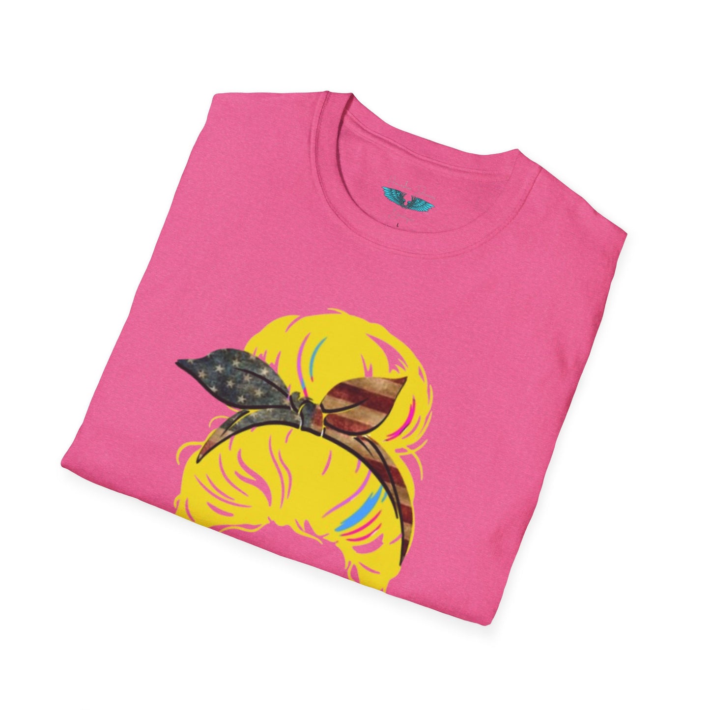 Retiree Hair Don't Care -  Military Airforce - Women Soft Style Graphic Tee
