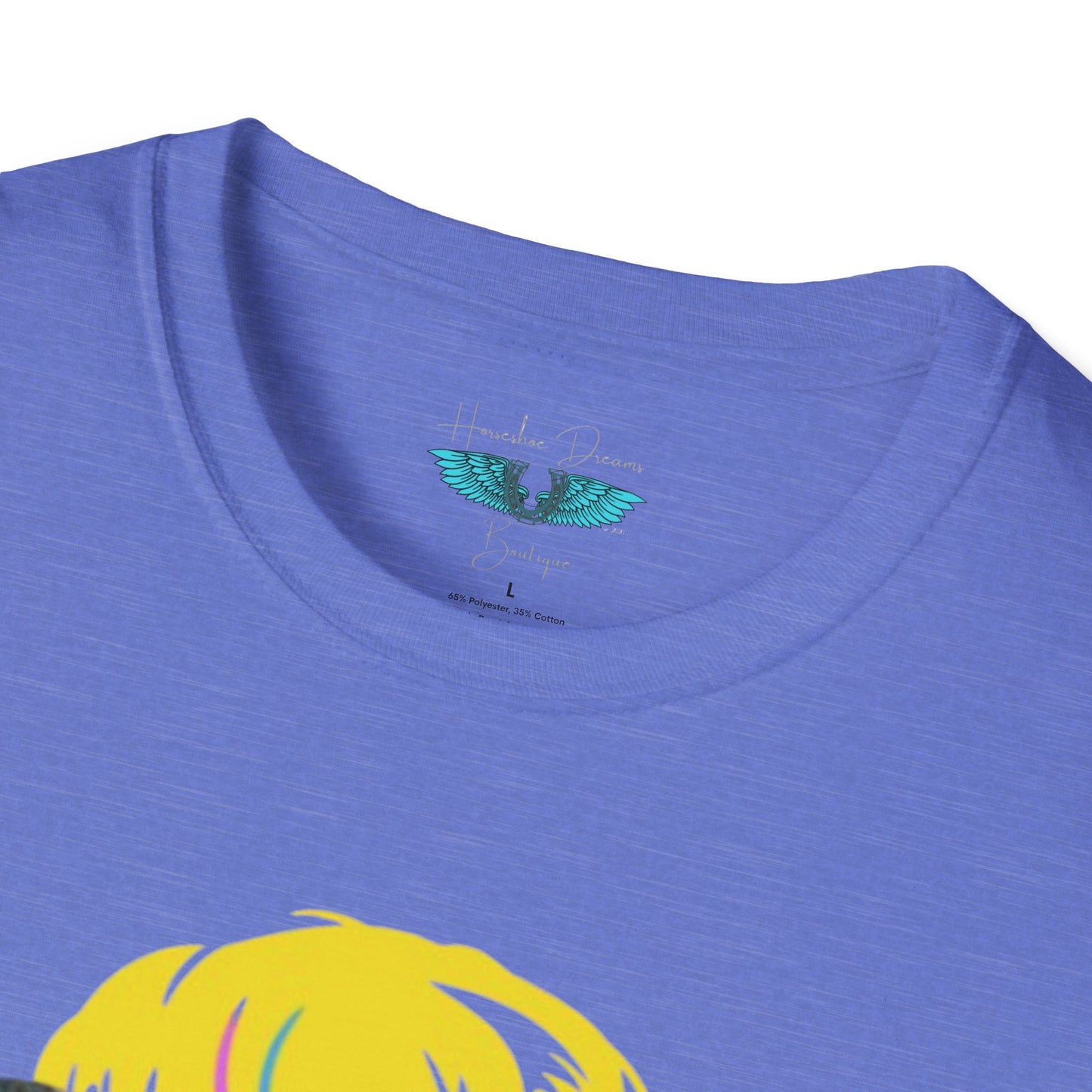 Retiree Hair Don't Care -  Military Airforce - Women Soft Style Graphic Tee