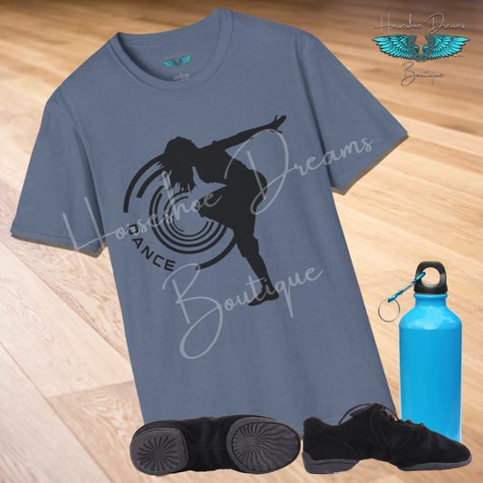 Dance Silhouette Graphic Tee Unisex Softstyle T-Shirt