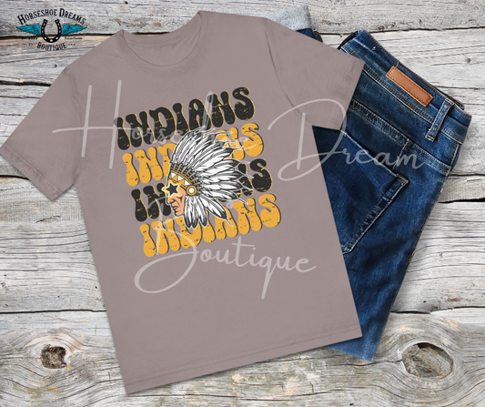 Indian Chief Graphic Tee, Vintage Style T-Shirt, Unisex Casual Wear
