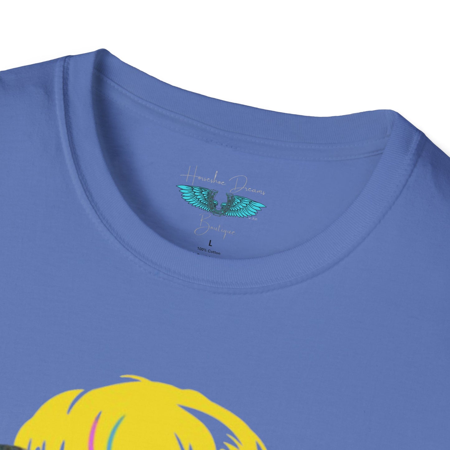 Retiree Hair Don't Care -  Military Airforce - Women Soft Style Graphic Tee