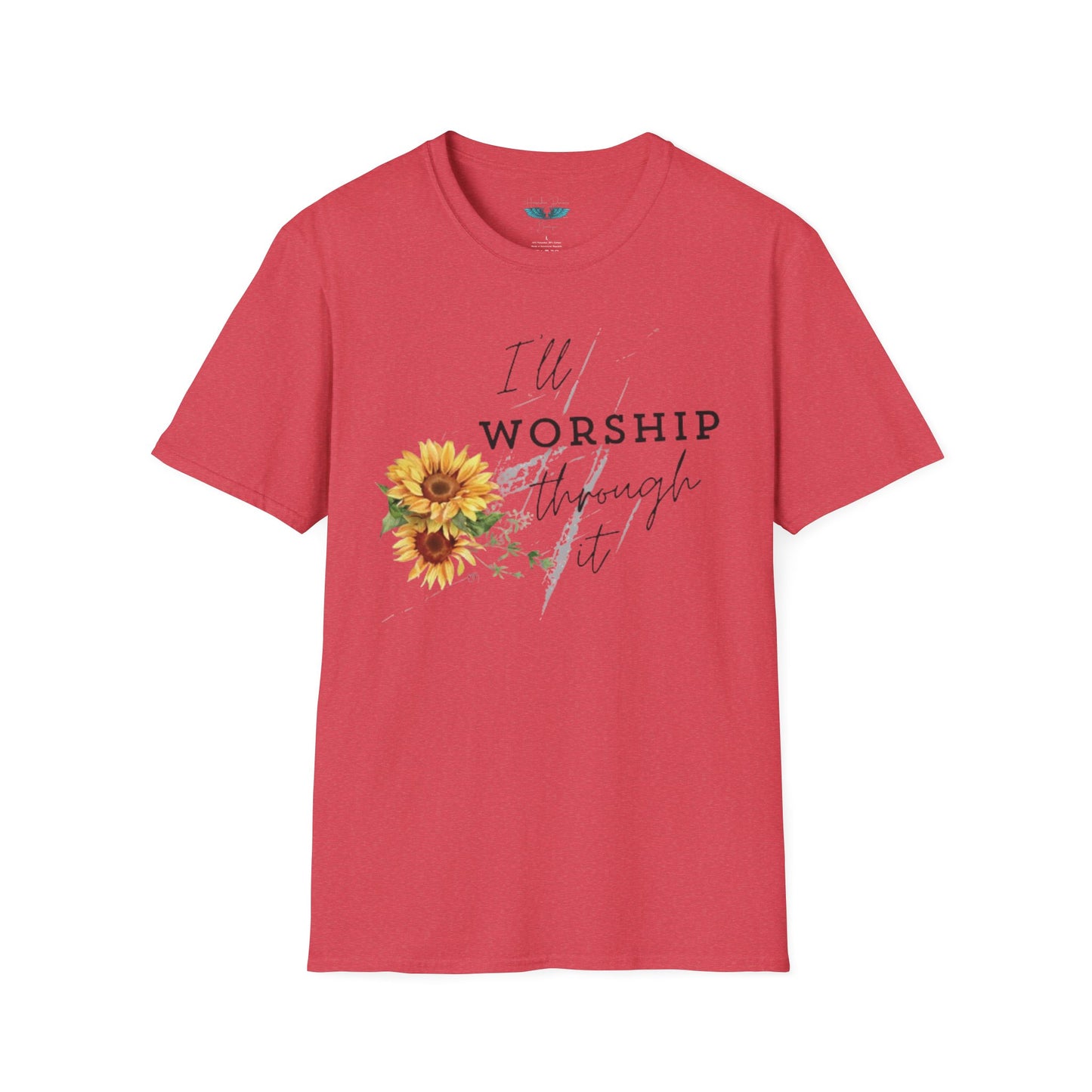 Worship Through It - soft style, unisex fit Women's Faith based graphic tee
